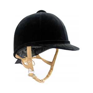 Charles Owen Fain Velvet Helmet