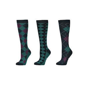 Socks: NEW DUBLIN 3 PACK SOCKS  ADULTS ONE SIZE