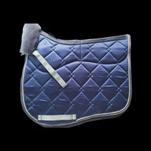 Saddle Blankets Pads: Carousel Equestrian Lambskin Dressages Square / Bombay Saphire Deluxe
