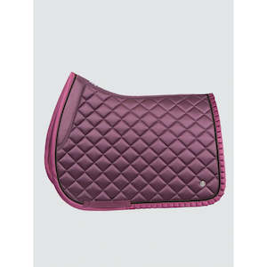 Saddle Blankets Pads: PSOS Jump Saddle Pad Diamond Ruffle