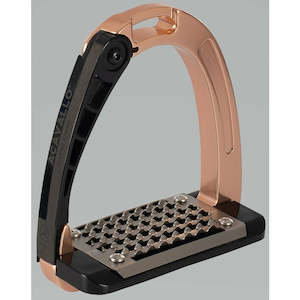 Stirrups Leathers: ACAVALLO ALUPRO JUNIOR STIRRUP, ROSE GOLD