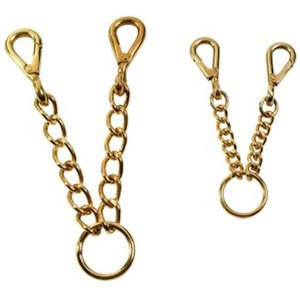 Brass Argosy Chains with Walsall Hooks