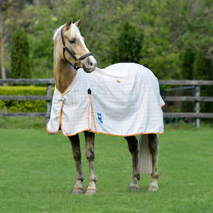 Rugs Accessories: Kool Coat Cotton Standard Neck II White/Pink/Yellow