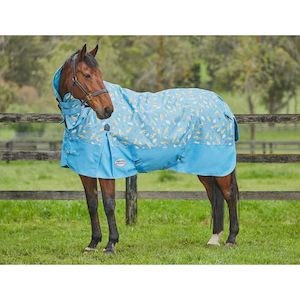 Weatherbeeta Comfitec Essential Combo Neck Lite Plus Seahorse Print