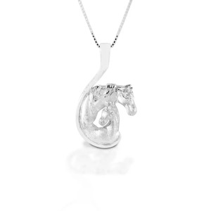 Jewwellery: Kelly Herd Mare & Foal Head Necklace
