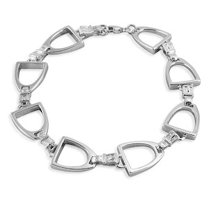 Jewwellery: Kelly Herd Large English Stirrup Bracelet