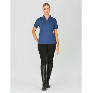 Casual Wear: Dublin Peta Zip Neck Panel Polo