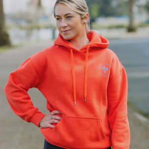 Casual Wear: Brave Pants Vermilion Orange Hoodie