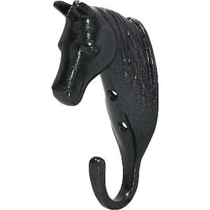 Hooks Racks: Perry Stable Horse Head Wall Hook