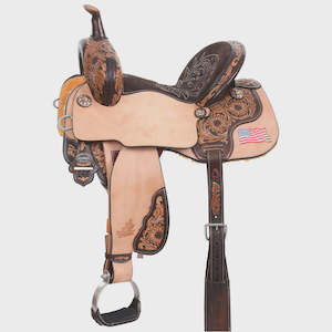 Martha Josey Cash American Patriot Saddle 14" Wide Gullet