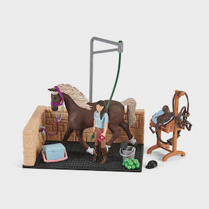 Homeware: Schleich Washing Area with HORSE CLUB Emily & Luna