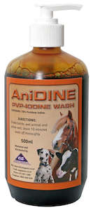 AniDine PVP Iodine Wash.