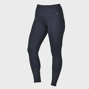 Breeches: Dublin Form Mesh Black Riding Tights