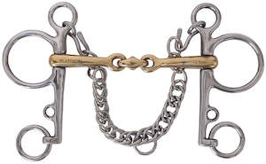 Platinum German Silver Pelham with Lozenge