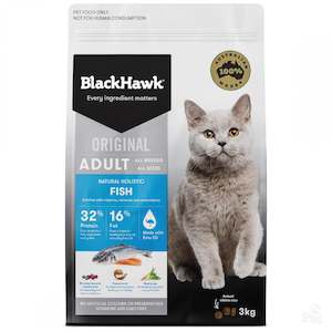 Pet Feed Supplements: Black Hawk Fish Cat food