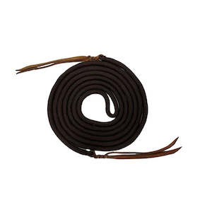 Reins: Ezy Ride Hackamore Poly Reins Brown 15ft