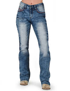 Cowgirl Tuff Red Roan Jeans