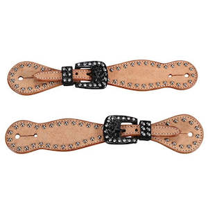 Spurs Western: Fort Worth Rough Out Spur Straps