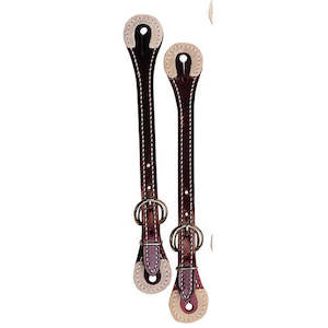 Spurs Western: Weaver Rawhide End Spur Straps