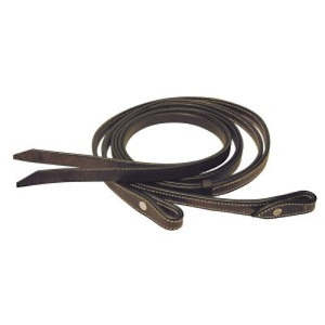 Texas-Tack Split Reins w/Plain Concho Ends