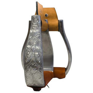 Fort Worth Silver Engraved Oxbow 3" Top