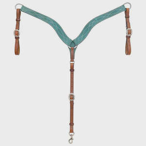 Breastplates Wester: Circle Y Saddlery Marfa Lights Suede Breast Collar