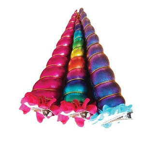 Browbands: Clip-On Unicorn Horn - Clips to Browband