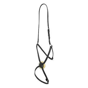 Bridle Accessories: Platinum Mexican Grackel Noseband