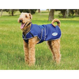 Weatherbeeta Comfitec Premier Free Deluxe Dog Coat Blue/Grey/White
