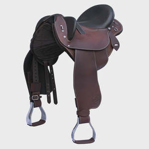 Second Hand: Syd Hill Barkley Stock Fender Saddle - SHXP Adjustable Tree 17"