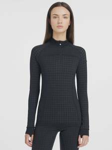 Rider Wear: LeMieux Aspen Houndstooth Quarter Zip Top
