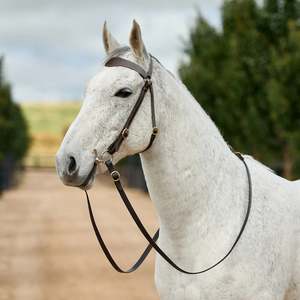 Bridles: Dublin 3/4 Stitched Barcoo Bridle Brown