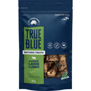Pets: True Blue Aussie Lamb Lungs 50g