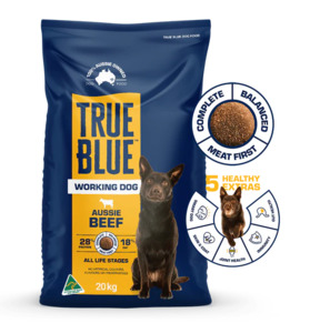 Pets: True Blue Working Dog Beef 20kg