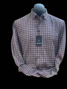 Shirts: Boucheron Brushed Merlot