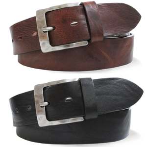 Belts: Wide Cow Hide Jean Belts