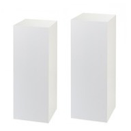 Products: White Acrylic Plinth – Medium Tauranga Party Hire Website