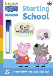 Books - Children & Early Learning: Learn with Peppa: Starting School wipe-clean activity book