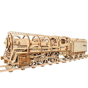 Ugears: UGears 460 Steam Locomotive with Tender