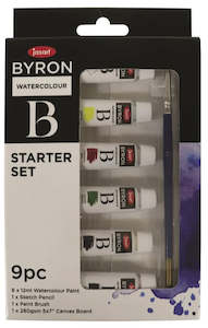 Art Supplies: Jasart Byron Starter Sets - Watercolour