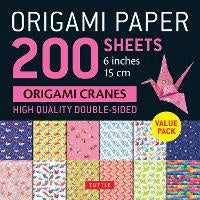 Art Books: Origami Paper Cranes 15cm 200 sheets