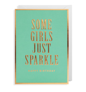 Fathers Day Cards: OXTED CARD Some Girls just Sparkle