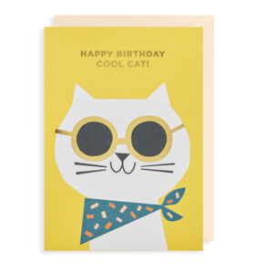 OXTED CARD Cool Cat