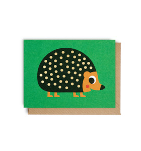 Fathers Day Cards: OXTED CARD HEDGEHOG