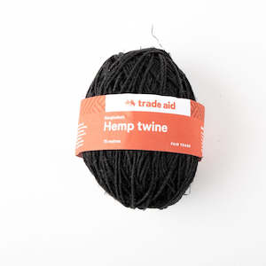 Trade Aid: Hemp Twine  Black