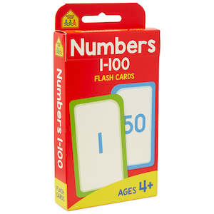 School Zone: Numbers 1-100 Flash Cards (2017 Ed)