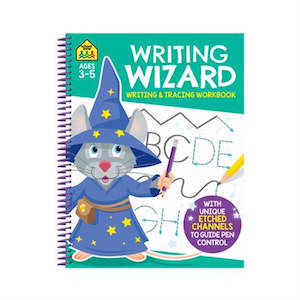 School Zone: School Zone Writing Wizard Tracing and Writing Book