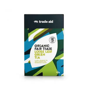 TRADE AID LOOSE LEAF GREEN TEA 125G