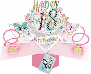 18 BIRTHDAY BUTTERFLIES