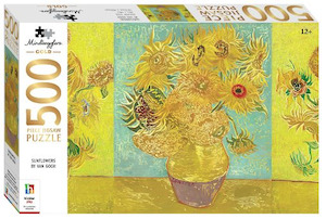 Mindbogglers Gold 500pc Van Gogh Sunflowers